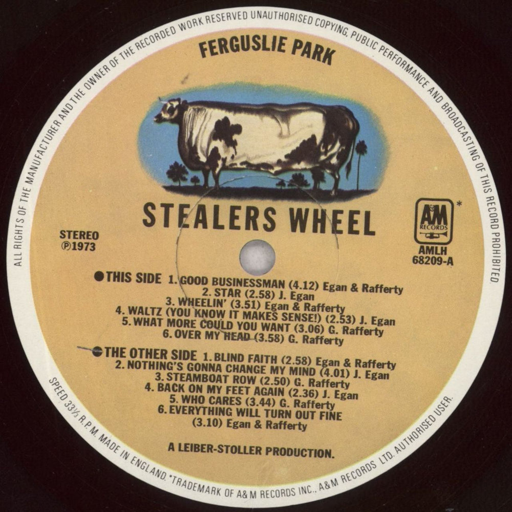 Stealers Wheel Ferguslie Park - Translucent Red UK vinyl LP album (LP record) ST6LPFE820007