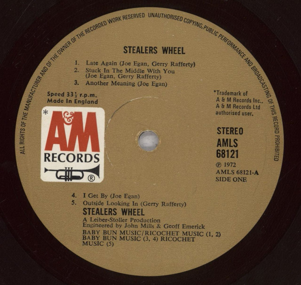 Stealers Wheel Stealers Wheel - 1st - VG UK vinyl LP album (LP record) ST6LPST840832