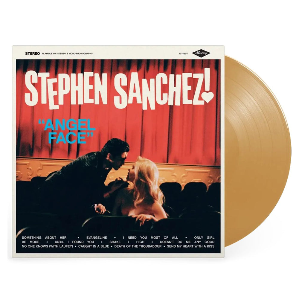 Stephen Sanchez Angel Face - Indies Exclusive Gold Vinyl - Sealed UK vinyl LP album (LP record) 58MLPAN820478