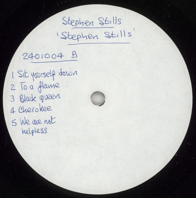 Stephen Stills Stephen Stills - Test Pressing UK vinyl LP album (LP record)