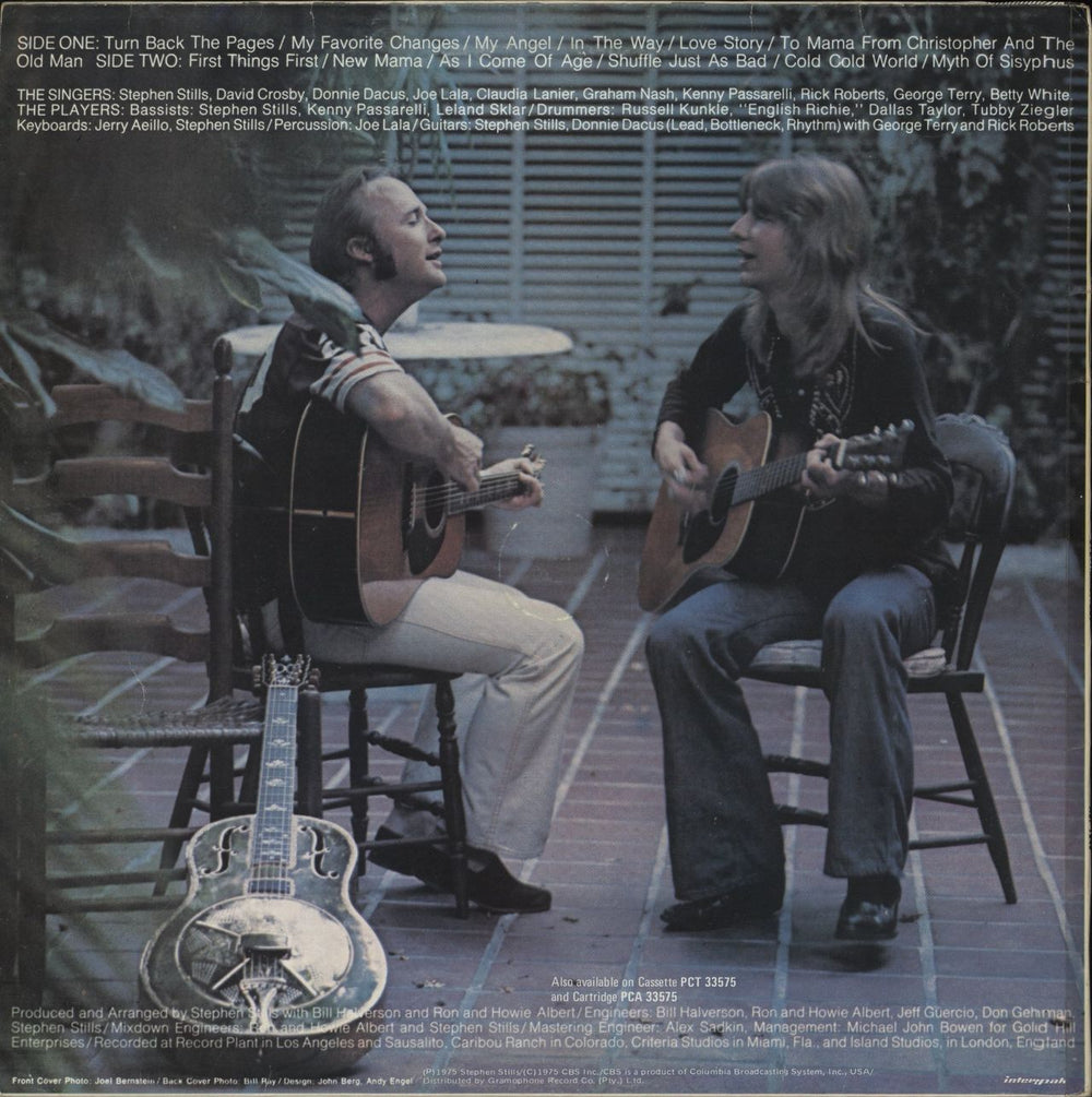 Stephen Stills Stills South African vinyl LP album (LP record)