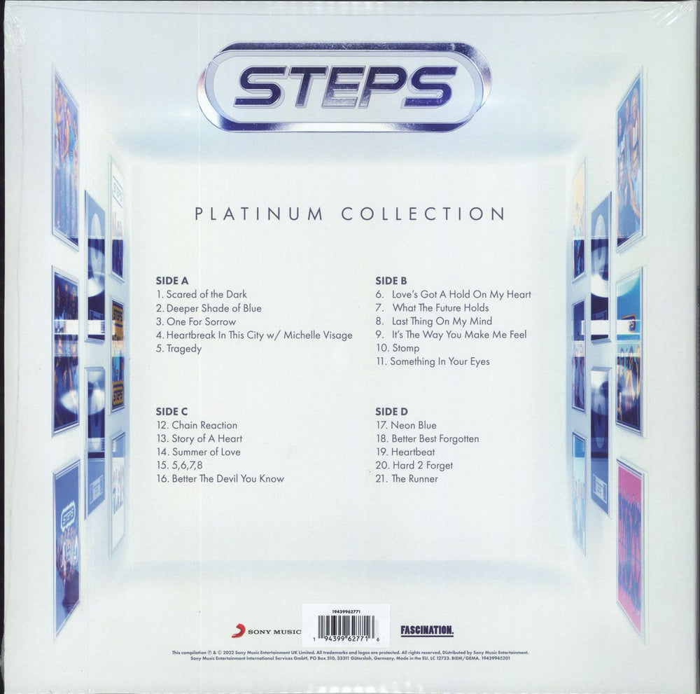 Steps Platinum Collection - Silver Splash Vinyl - Sealed  UK 2-LP vinyl record set (Double LP Album) 194399627716