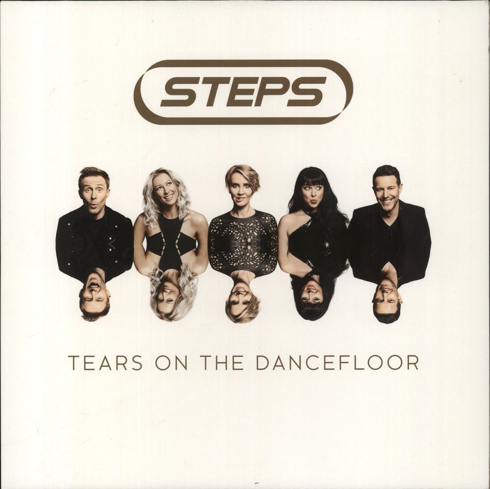 Steps Tears On The Dancefloor - Blue Neon Vinyl UK vinyl LP album (LP record) STEPSLP01