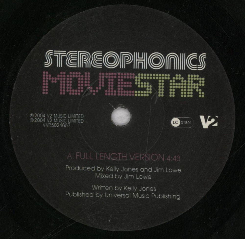 Stereophonics Moviestar UK 7" vinyl single (7 inch record / 45) OPH07MO272662