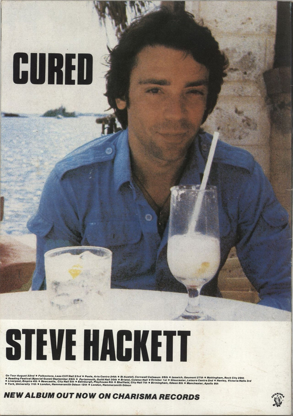 Steve Hackett 1981 Tour Programme UK tour programme