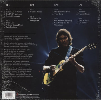 Steve Hackett Foxtrot At Fifty + Hackett Highlights: Live In Brighton - Red Vinyl - Autographed UK 4-LP vinyl album record set 196588241918