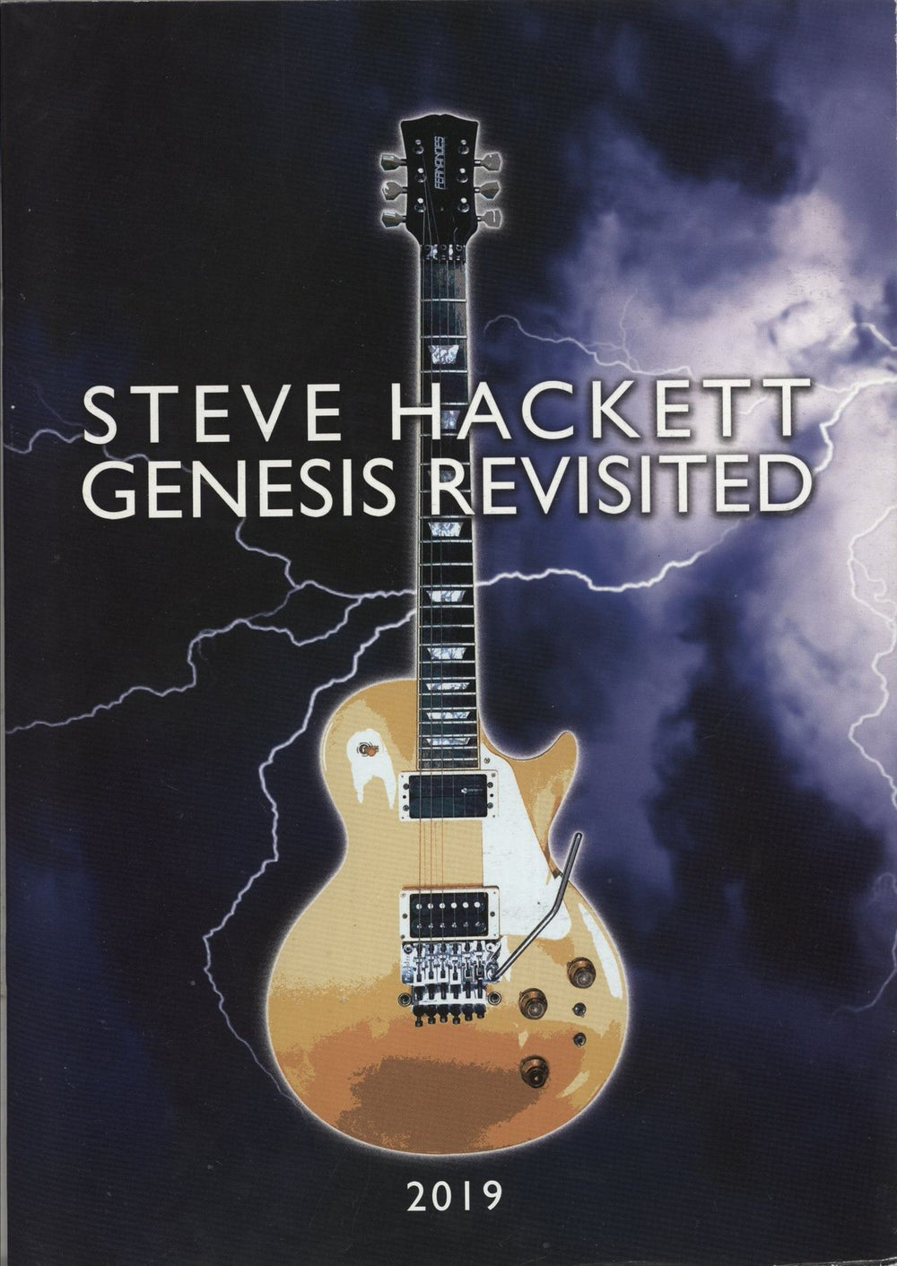 Steve Hackett Genesis Revisited 2019 UK tour programme TOUR PROGRAMME