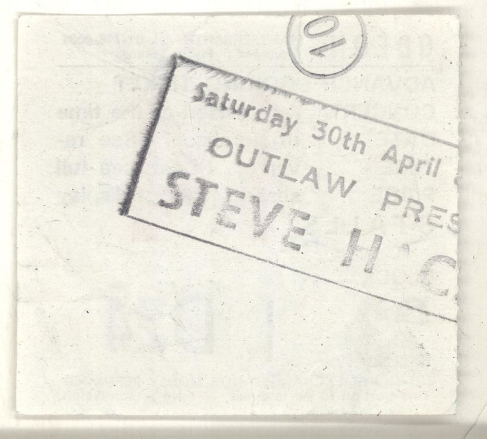 Steve Hackett Highly Strung Tour 1983 + Ticket Stub UK tour programme