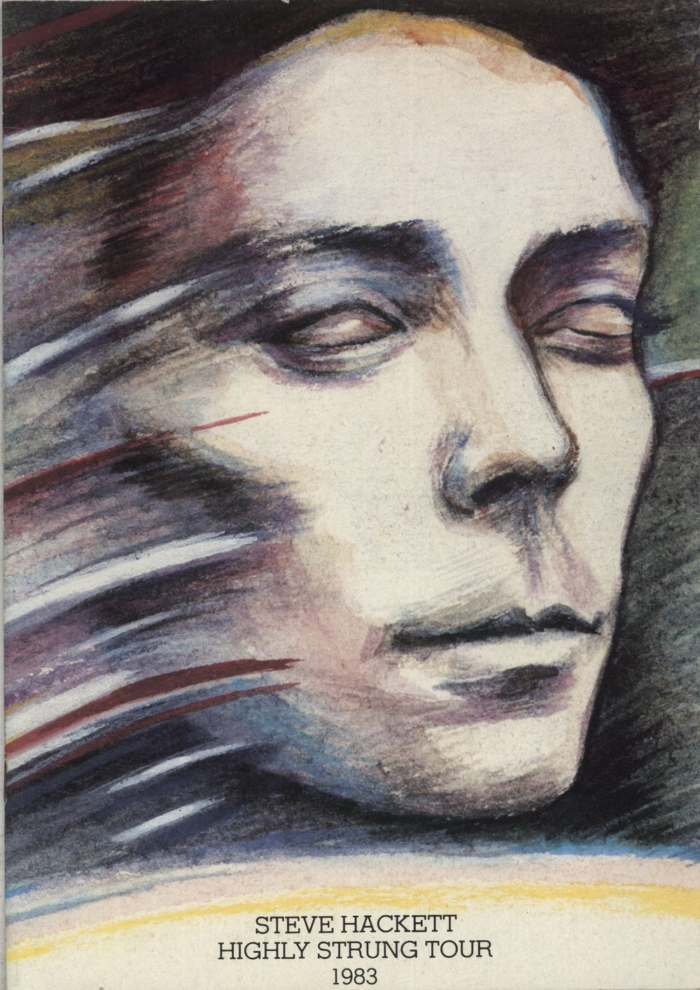 Steve Hackett Highly Strung Tour 1983 UK tour programme TOUR PROGRAMME