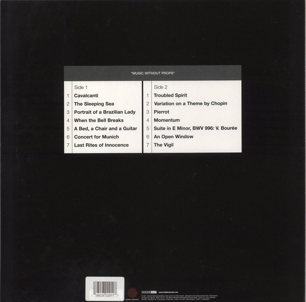 Steve Hackett Momentum - 180 Gram Orange Vinyl - Autographed UK vinyl LP album (LP record) 198028029117