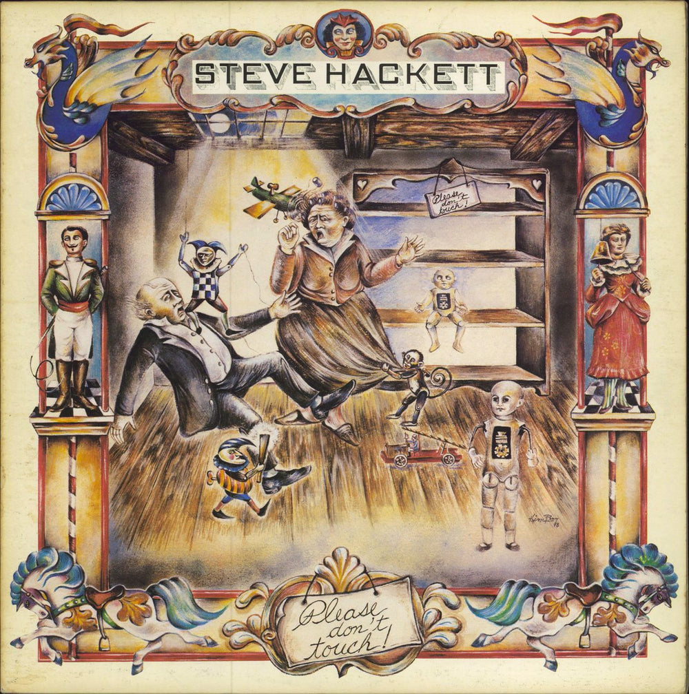 Steve Hackett Please Don't Touch - 1st UK vinyl LP album (LP record) CDS4012