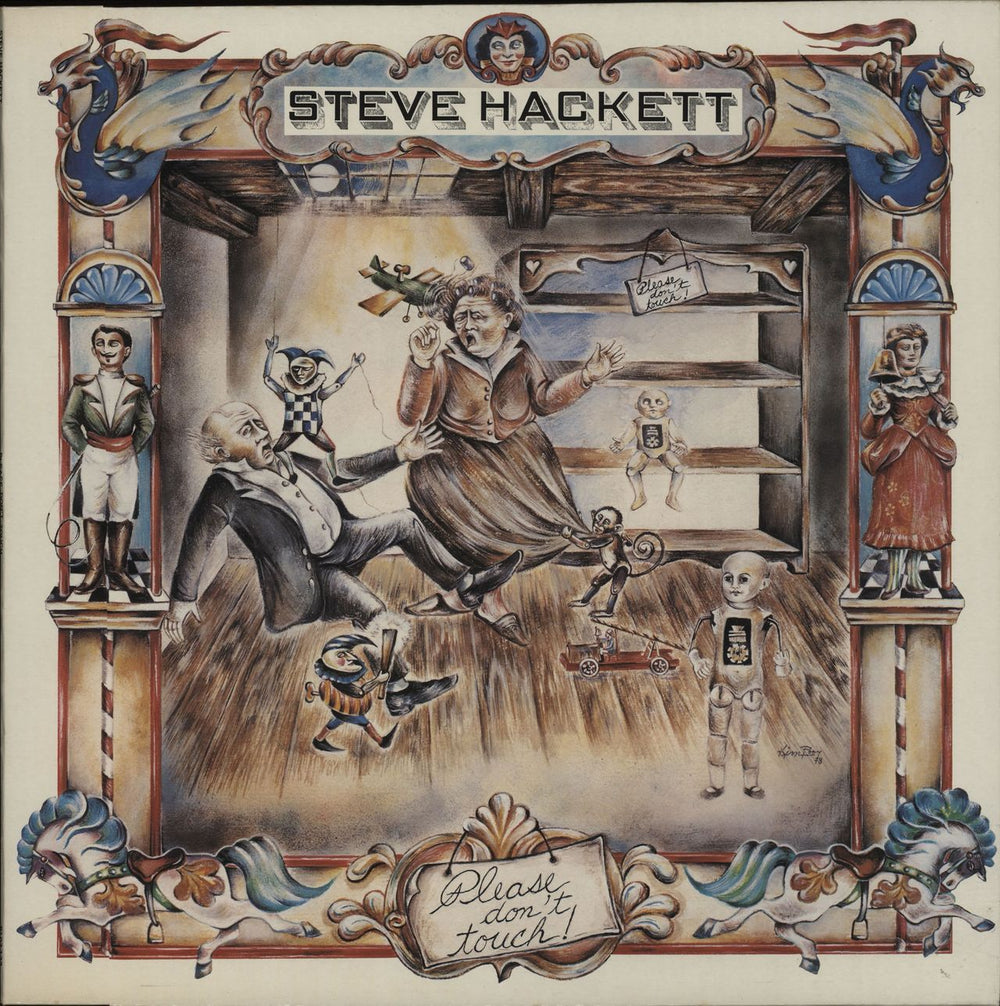 Steve Hackett Please Don't Touch French vinyl LP album (LP record) 9103122