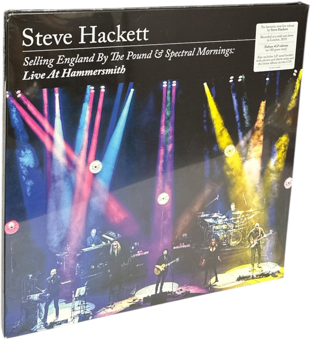 Steve Hackett Selling England By The Pound & Spectral Mornings: Live At Hammersmith UK 4-LP vinyl album record set 19439793021