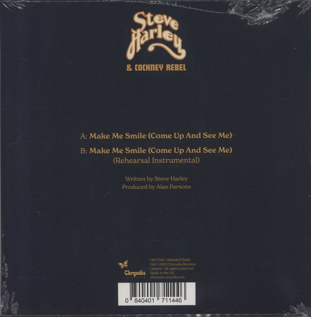 Steve Harley & Cockney Rebel Make Me Smile [Come Up And See Me] - RSD25 - Sealed UK 7" vinyl single (7 inch record / 45) 840401711446