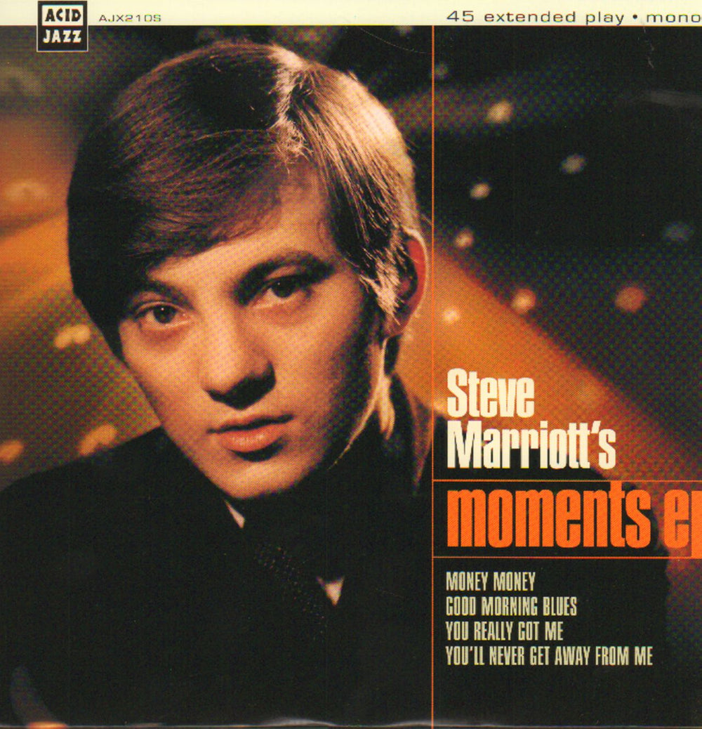 Steve Marriott Steve Marriott's Moments EP UK 7" vinyl single (7 inch record / 45) AJX210S