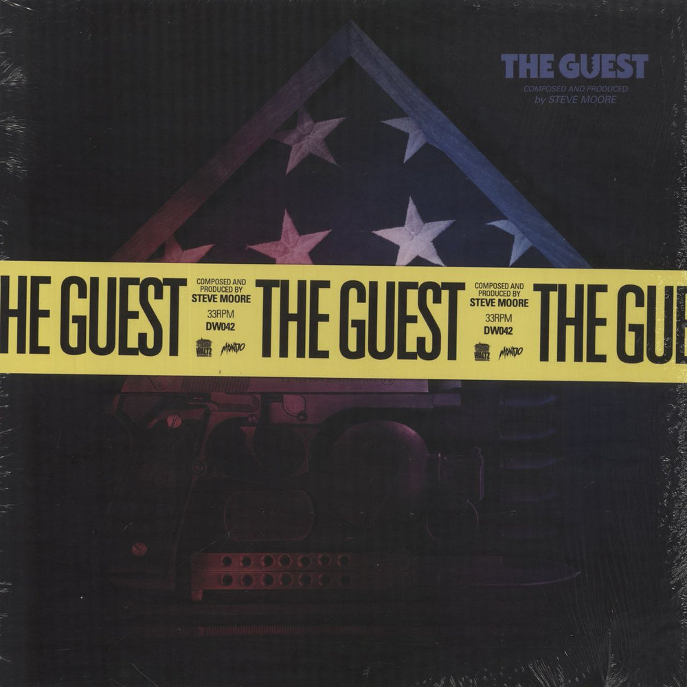 Steve Moore The Guest - Red Vinyl - Shrink UK vinyl LP album (LP record) DW042