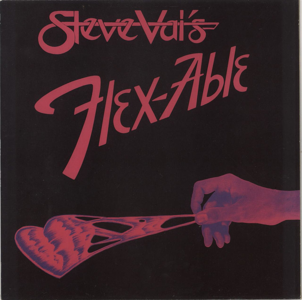 Steve Vai Flex-Able UK vinyl LP album (LP record) GRUB3