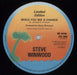 Steve Winwood While You See A Chance UK 12" vinyl single (12 inch record / Maxi-single) WWD12WH609838