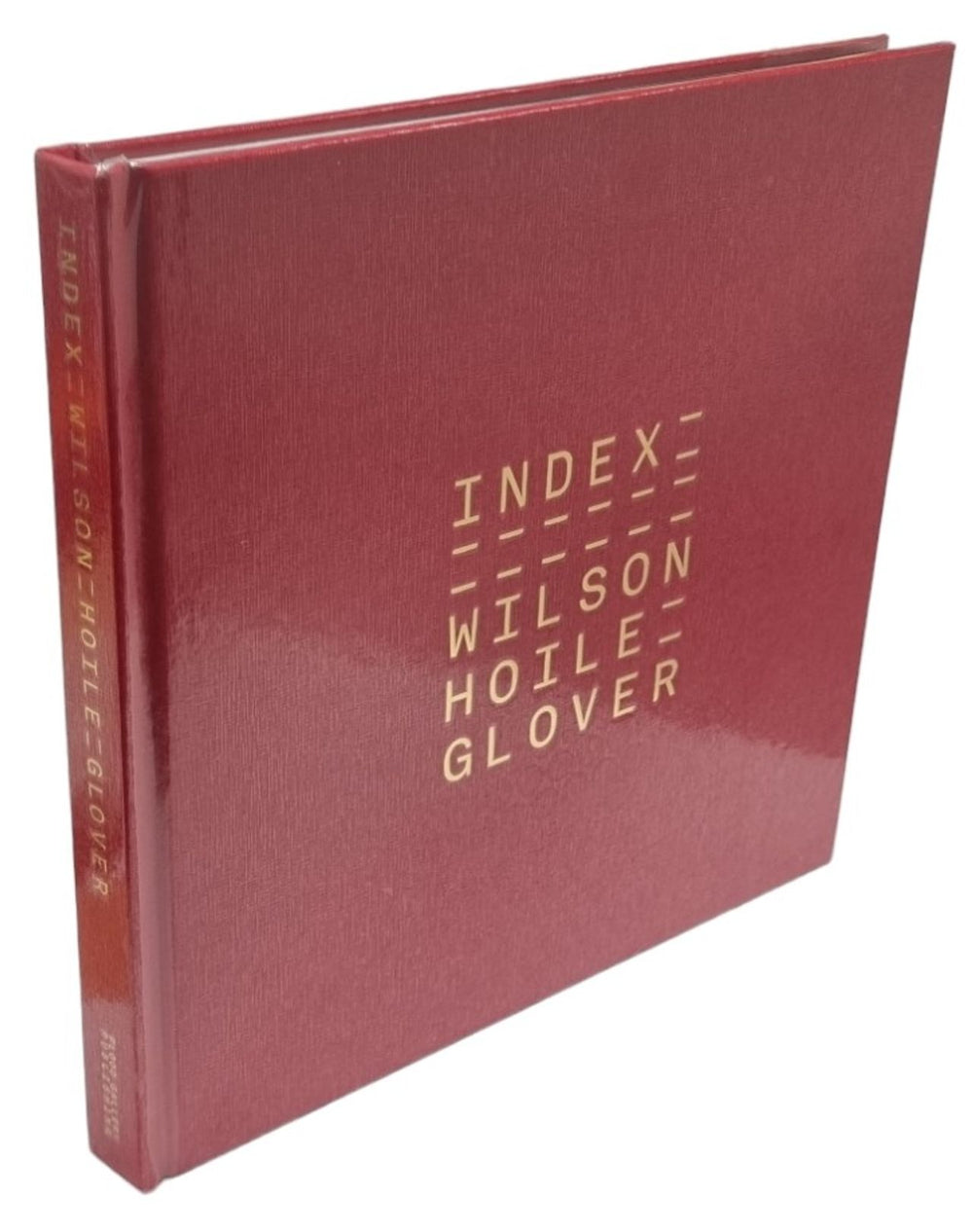 Steven Wilson Index - Red & Gold Cover + Signed Postcard UK book BOOK