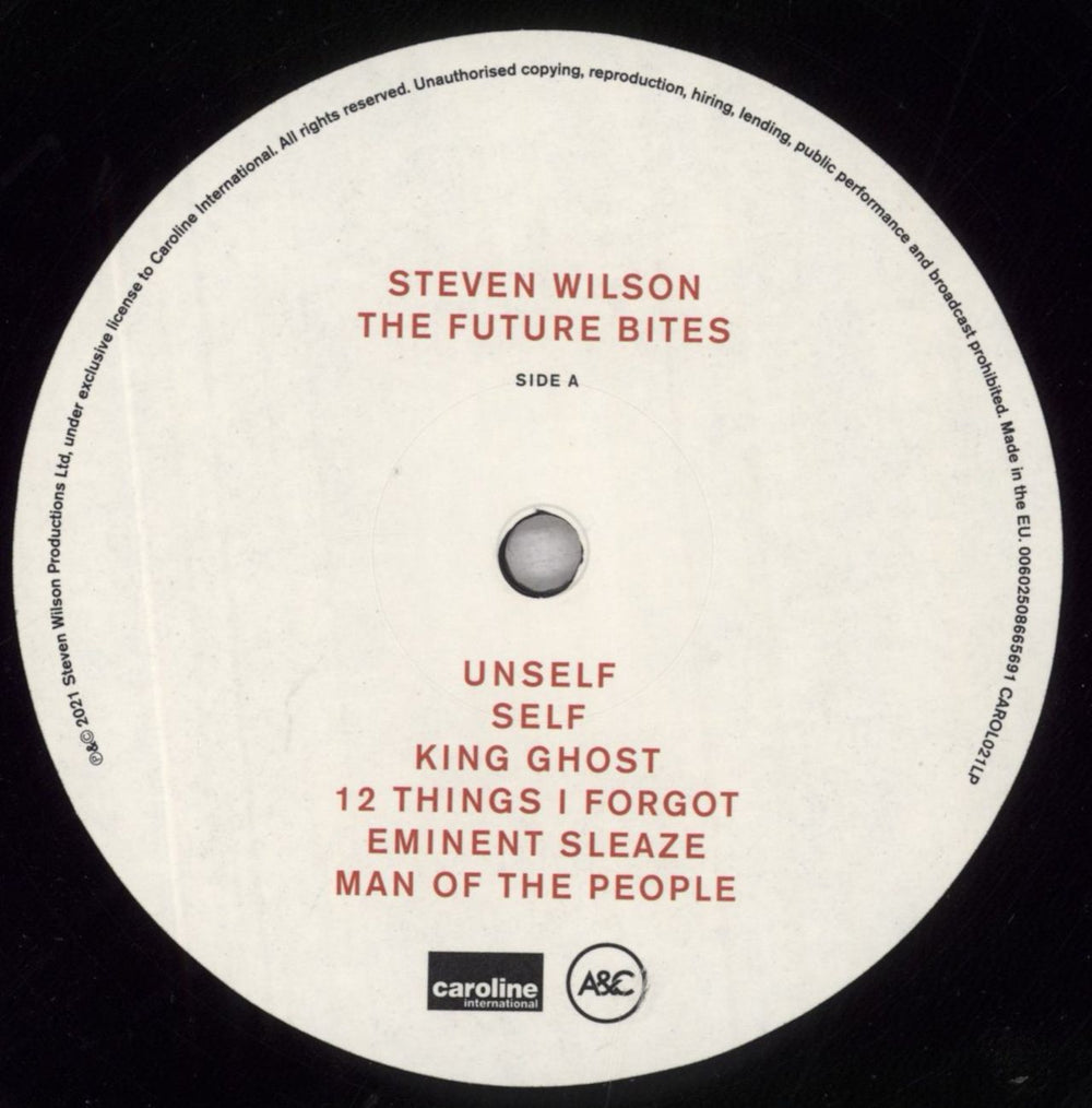 Steven Wilson The Future Bites - 180 Gram UK vinyl LP album (LP record) SXWLPTH845931