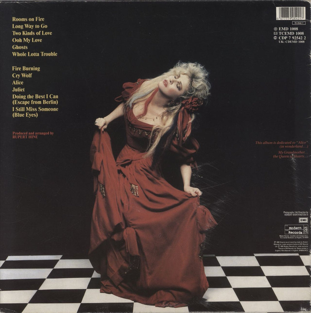 Stevie Nicks The Other Side Of The Mirror + Hologram Sticker UK vinyl LP album (LP record) 077779254217