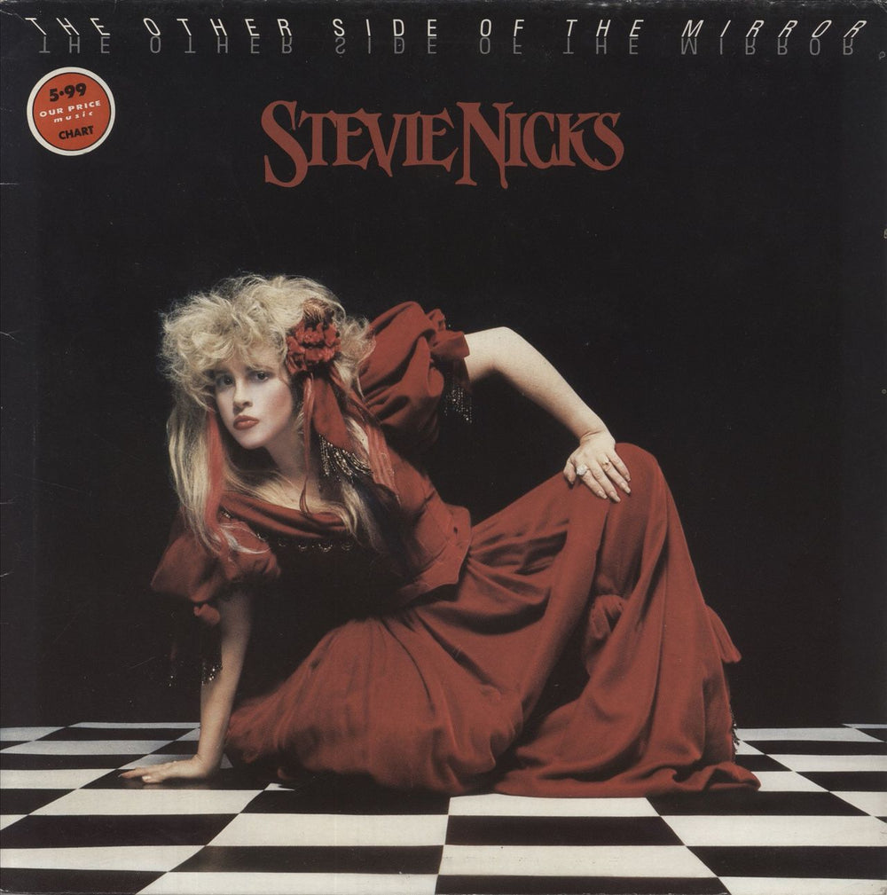 Stevie Nicks The Other Side Of The Mirror + Hologram Sticker UK vinyl LP album (LP record) EMD1008