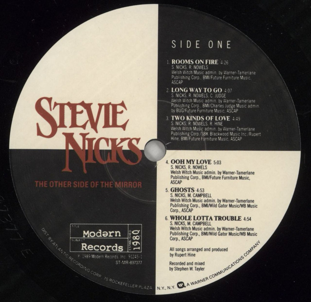 Stevie Nicks The Other Side Of The Mirror UK vinyl LP album (LP record) NICLPTH807131