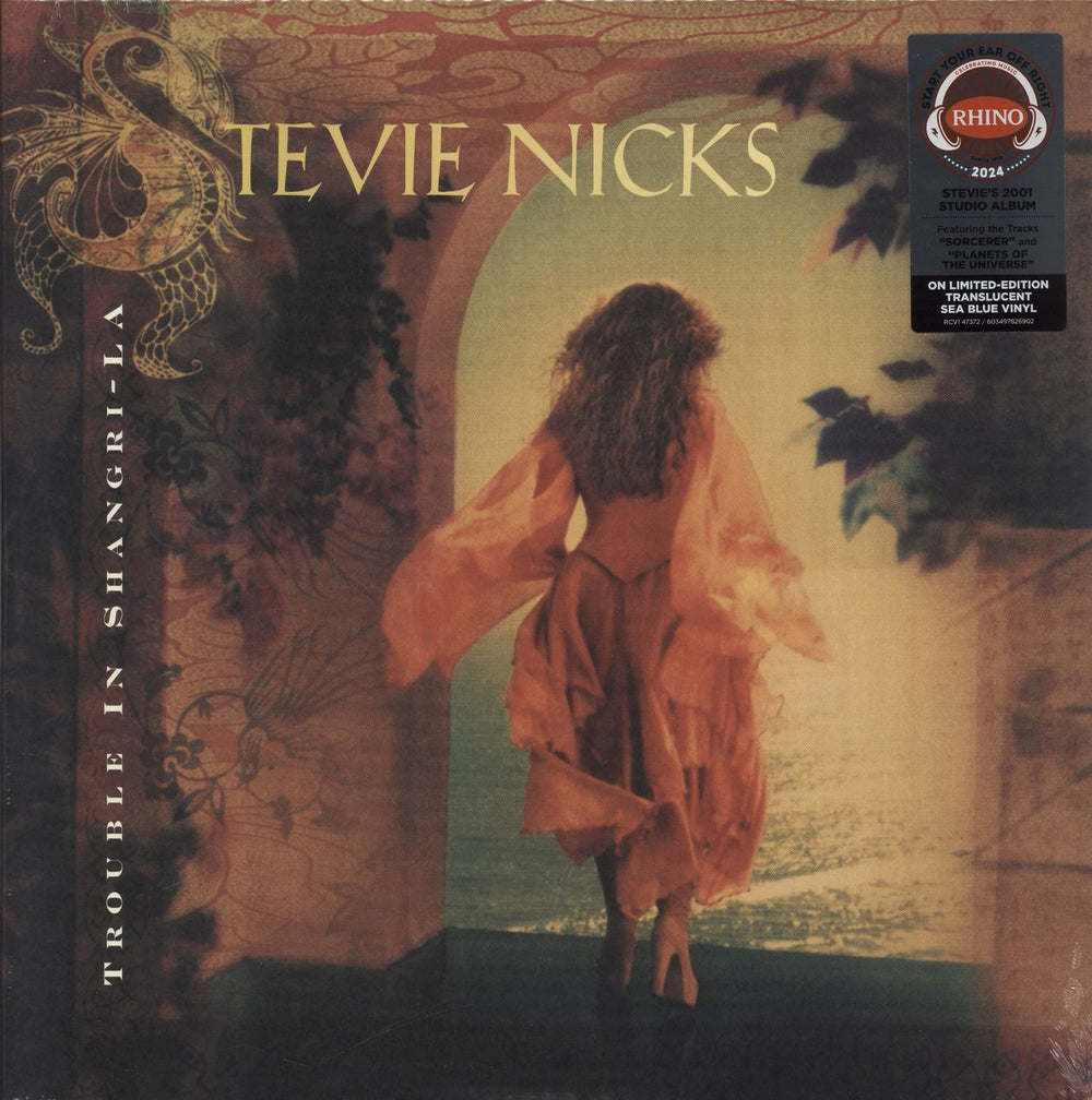 Stevie Nicks Trouble In Shangri-La - Sea Blue Vinyl - Sealed UK 2-LP vinyl record set (Double LP Album) 603497826902