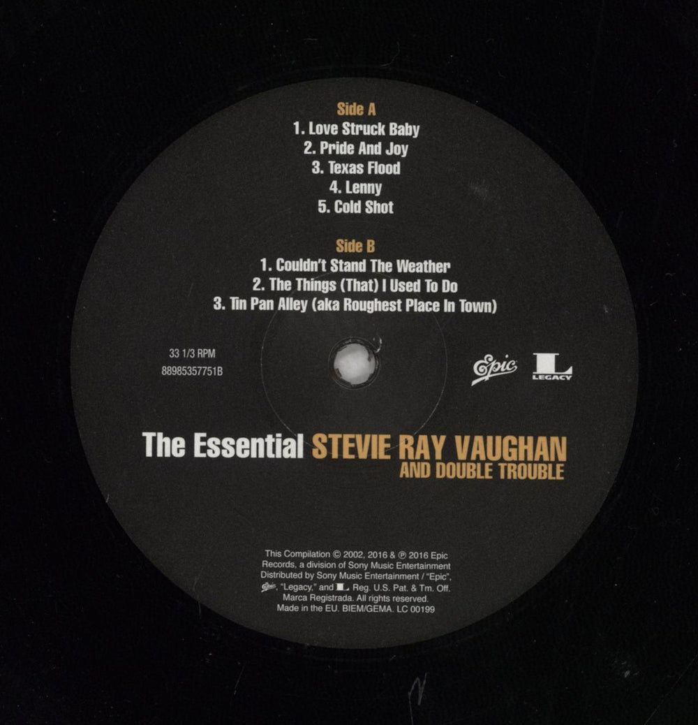 Stevie Ray Vaughan The Essential Stevie Ray Vaughan And Double Trouble German 2-LP vinyl record set (Double LP Album) 889853577514