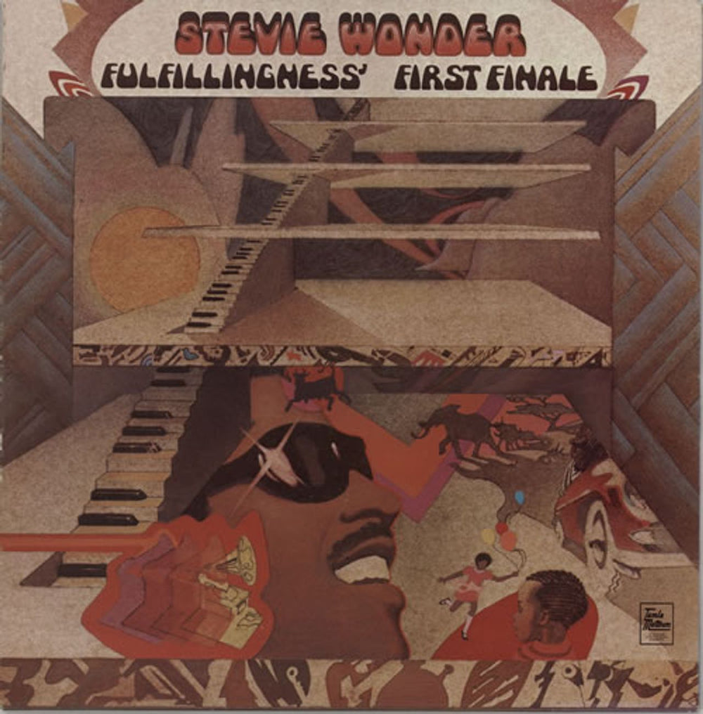 Stevie Wonder Fulfillingness' First Finale - 1st UK vinyl LP album (LP record) STMA8019