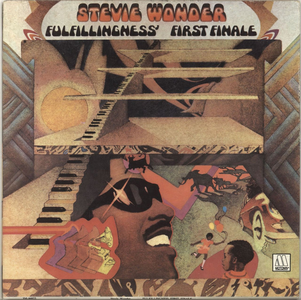 Stevie Wonder Fulfillingness' First Finale Portugese vinyl LP album (LP record) IM-46022