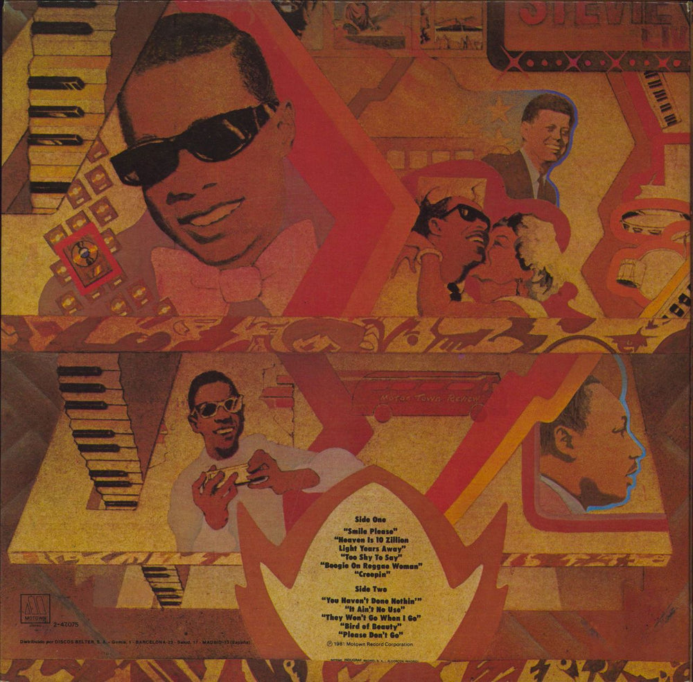 Stevie Wonder Fulfillingness' First Finale Spanish vinyl LP album (LP record)