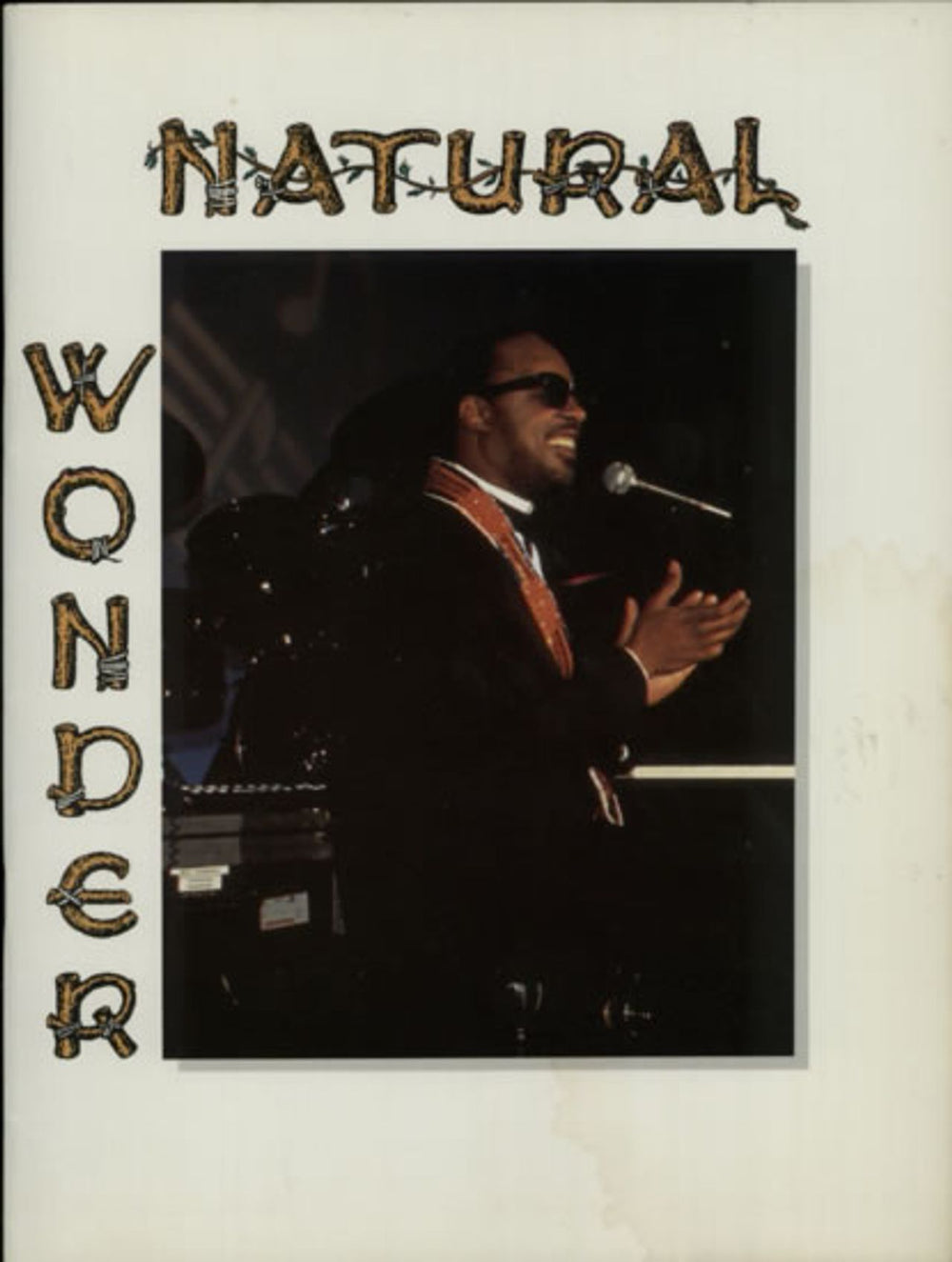 Stevie Wonder Natural Wonder 1992 UK tour programme TOUR PROGRAMME