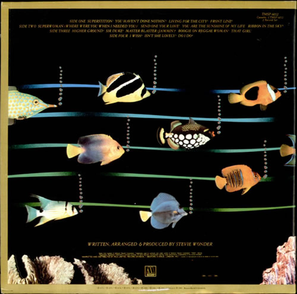 Stevie Wonder Original Musiquarium I - EX UK 2-LP vinyl record set (Double LP Album) STW2LOR351373