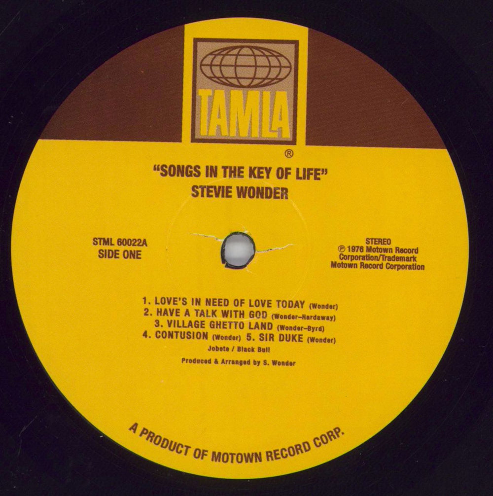 Stevie Wonder Songs In The Key Of Life - 180gm UK 2-LP vinyl record set (Double LP Album) STW2LSO831053