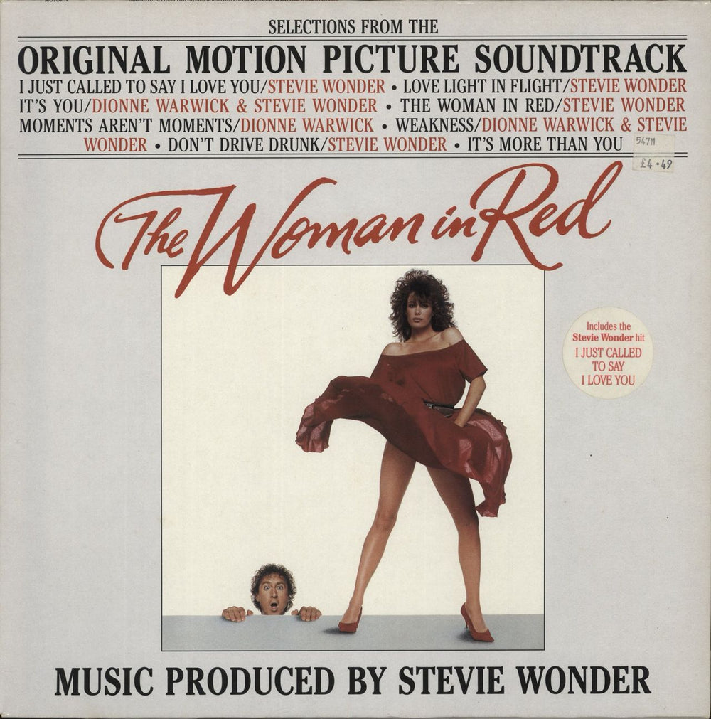 Stevie Wonder The Woman In Red - Hype Stickered Sleeve German vinyl LP album (LP record) ZL72285