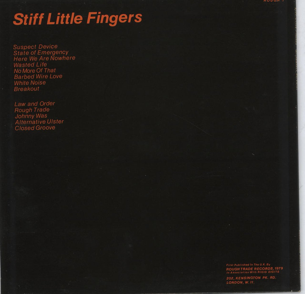 Stiff Little Fingers Inflammable Material - 1st - EX UK vinyl LP album (LP record)