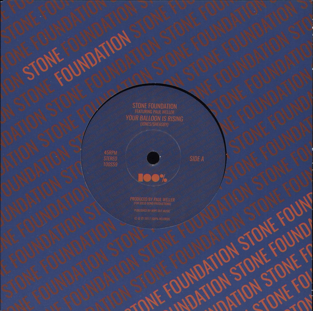 Stone Foundation Your Balloon Is Rising UK 7" vinyl single (7 inch record / 45) 100S59