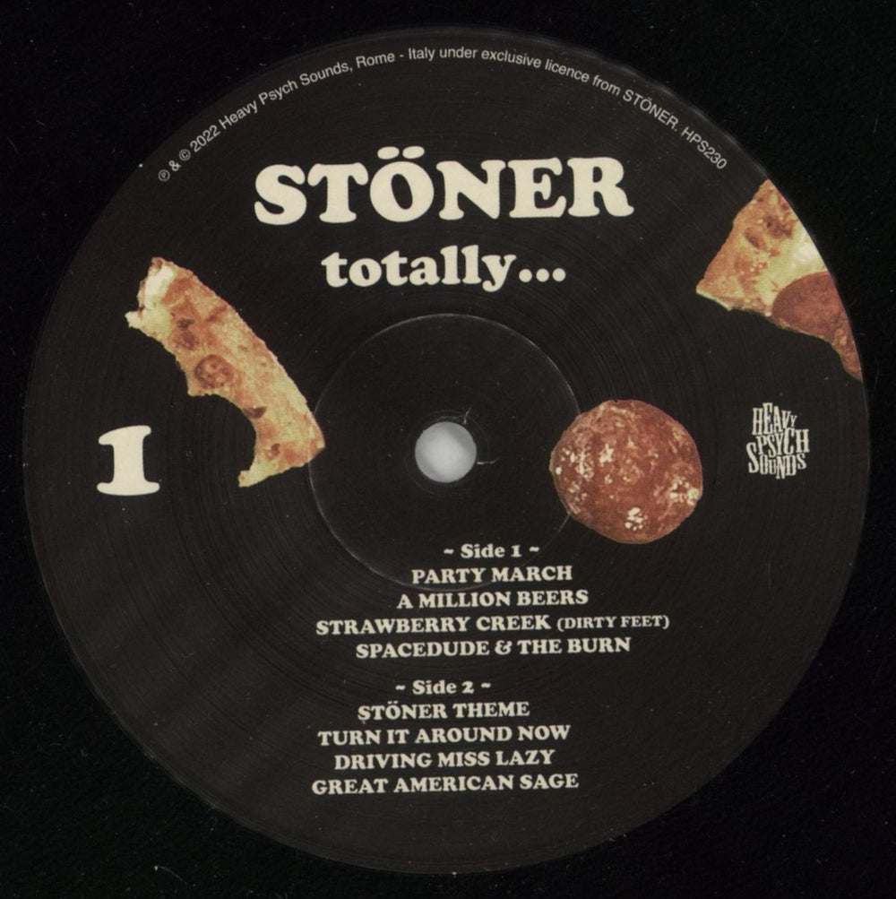 Stöner Totally... Italian vinyl LP album (LP record) 87ALPTO866816