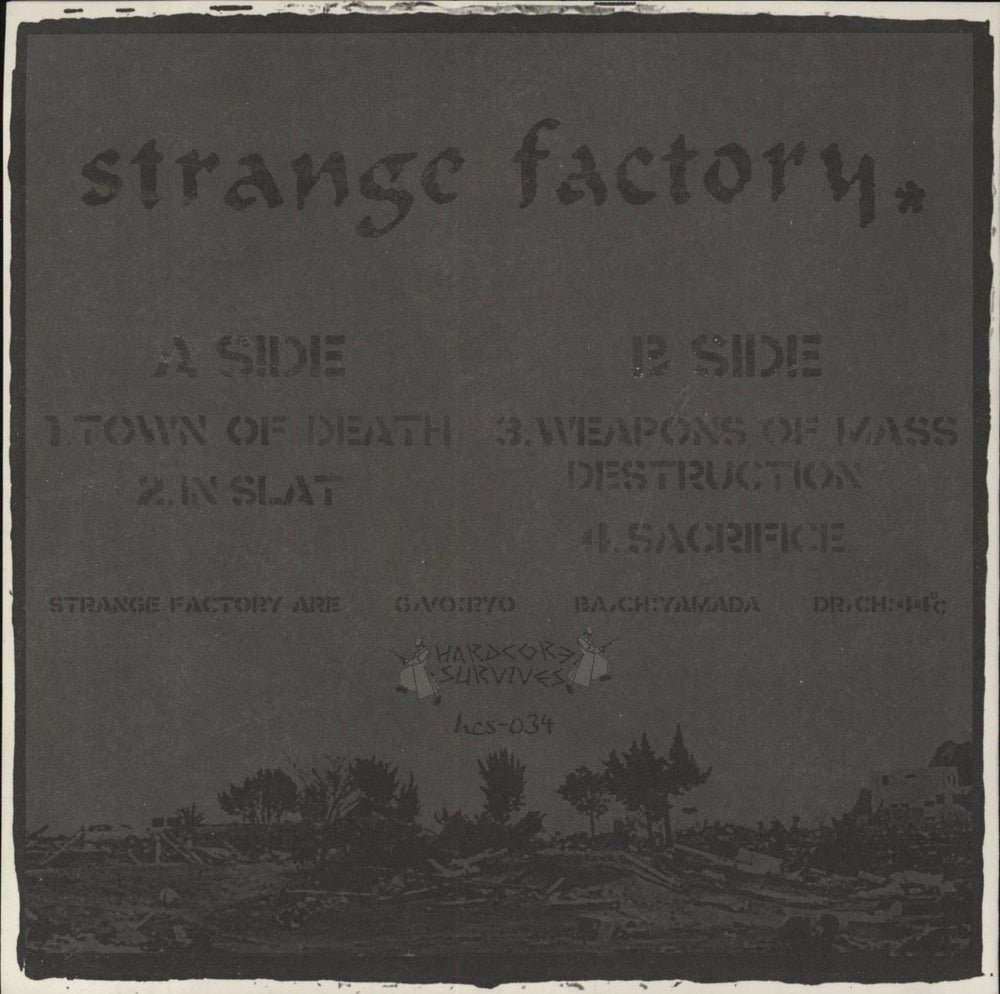 Strange Factory Fukushima Nightmare Japanese 7" vinyl single (7 inch record / 45)