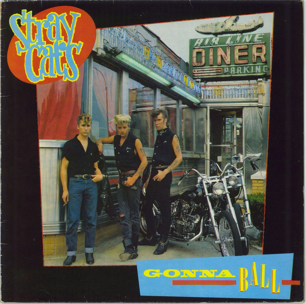 Stray Cats Gonna Ball - EX UK vinyl LP album (LP record) STRAY2