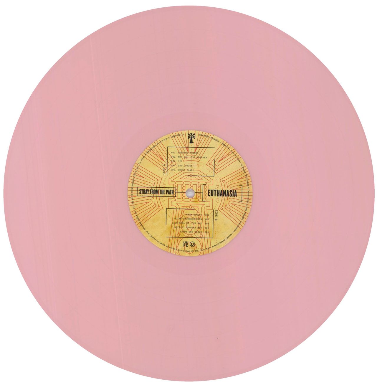 Stray From The Path Euthanasia - Pink Vinyl US Vinyl LP — RareVinyl.com