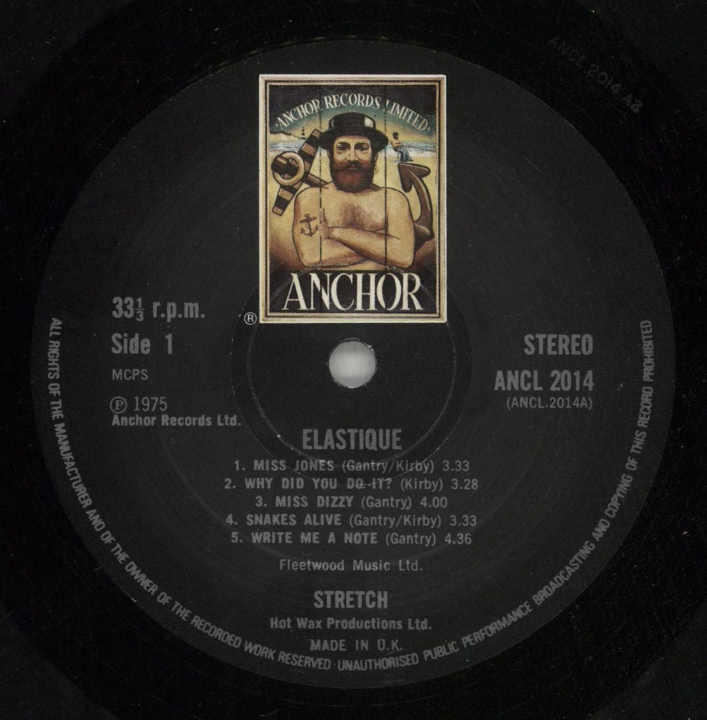 Stretch Elastique UK vinyl LP album (LP record) SEHLPEL804268