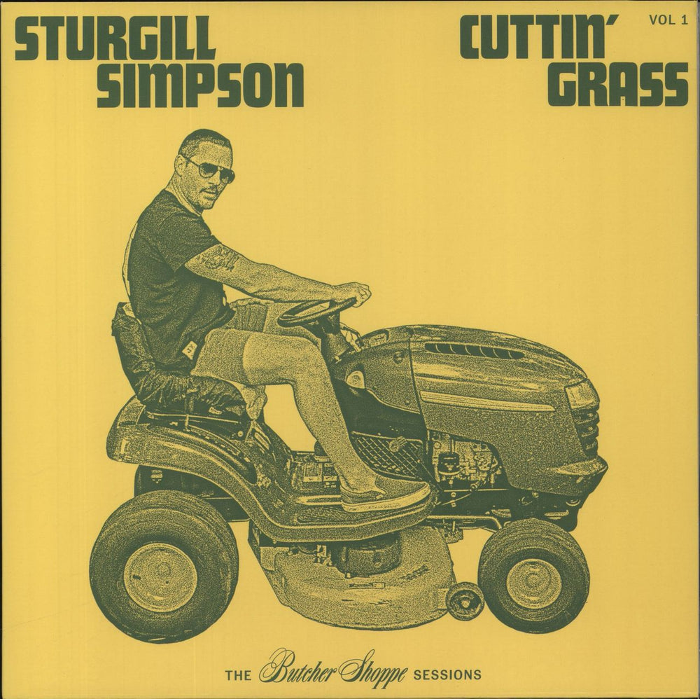 Sturgill Simpson Cuttin' Grass - Vol. 1 [The Butcher Shoppe Sessions] - Yellow & Green Vinyl US vinyl LP album (LP record) 56285LP