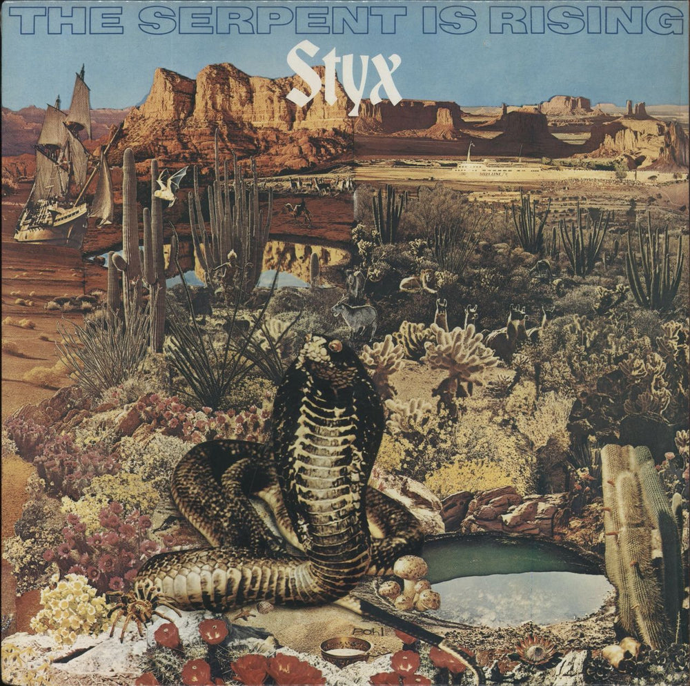 Styx The Serpent Is Rising Canadian vinyl LP album (LP record) BXL1-0287