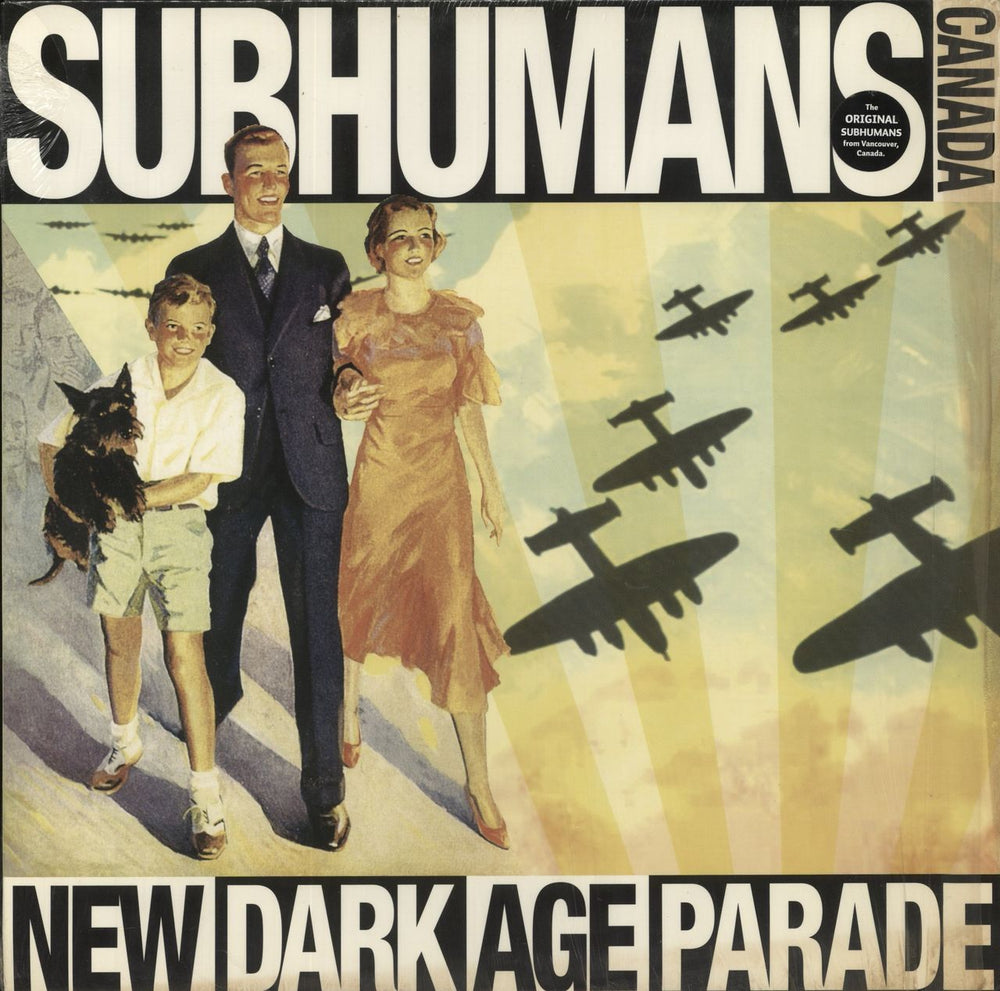 Subhumans Canada New Dark Age Parade US vinyl LP album (LP record) VIRUS366