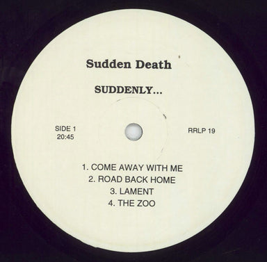 Sudden Death Suddenly... US vinyl LP album (LP record) 8W0LPSU853783