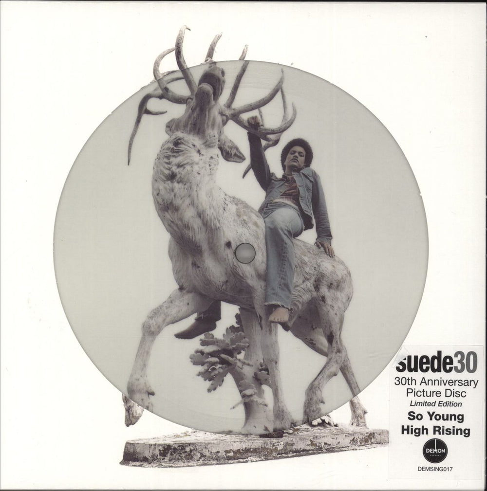 Suede So Young UK 7" vinyl picture disc (7 inch picture disc single) DEMSING017