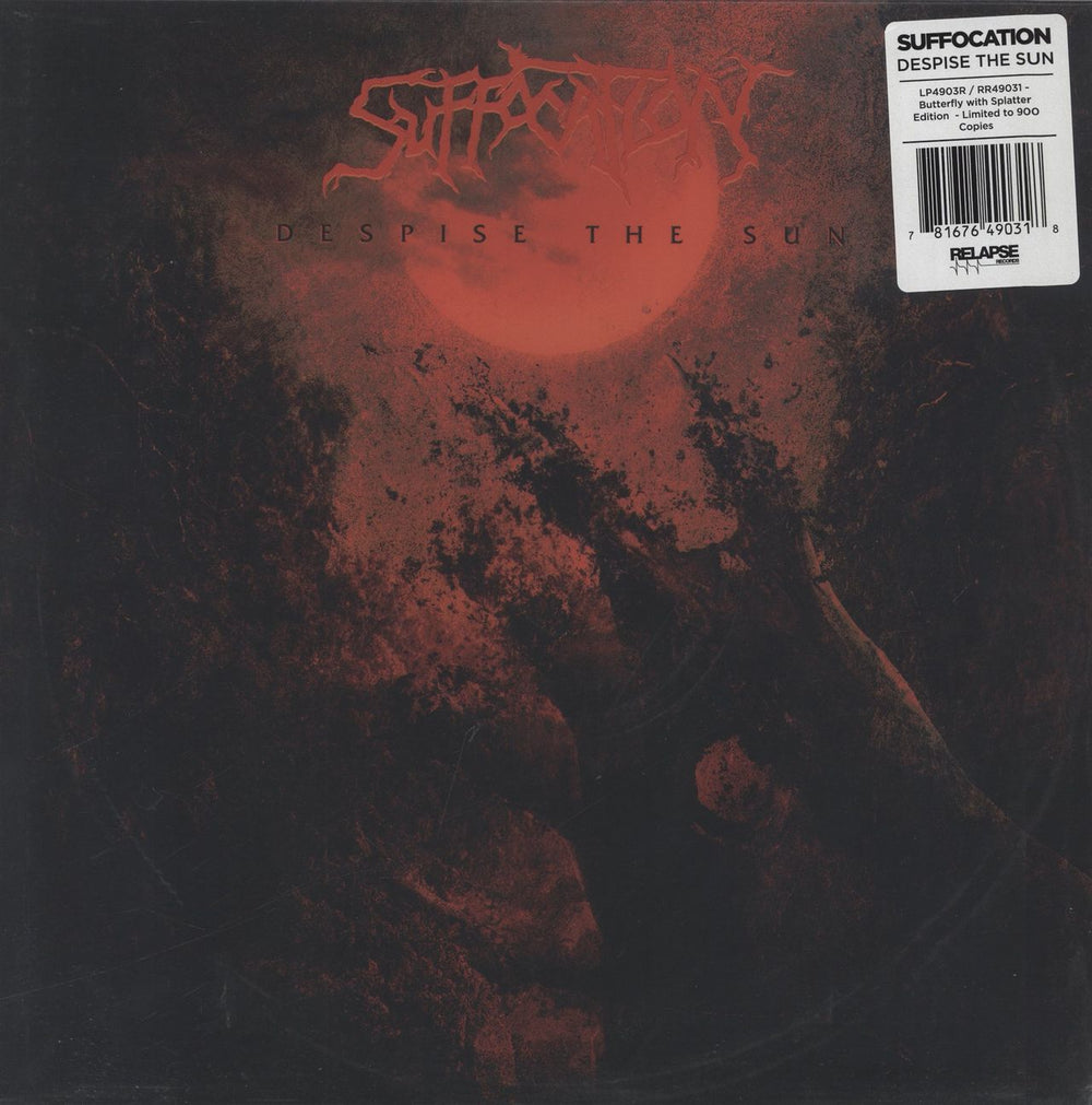 Suffocation Despise The Sun - Red and Yellow Butterfly Splatter Vinyl US 12" vinyl single (12 inch record / Maxi-single) RR6527