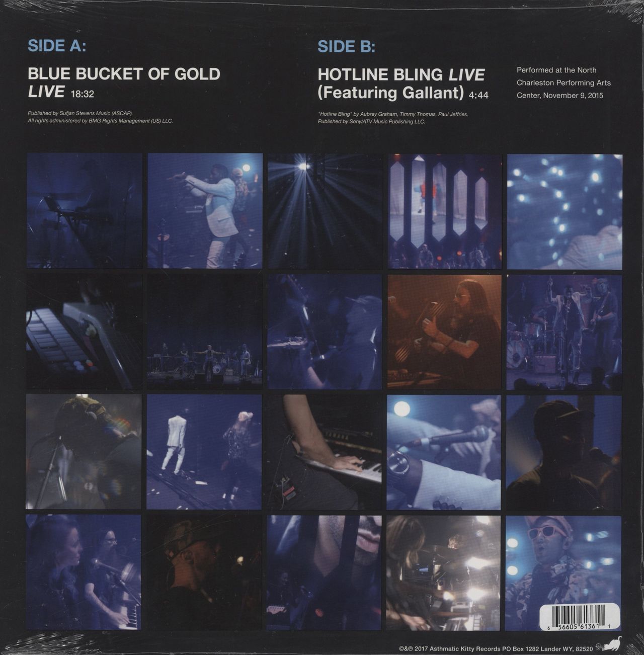 Sufjan Stevens Blue Bucket Of Gold (Live) / Hotline Bling [Live] Sea